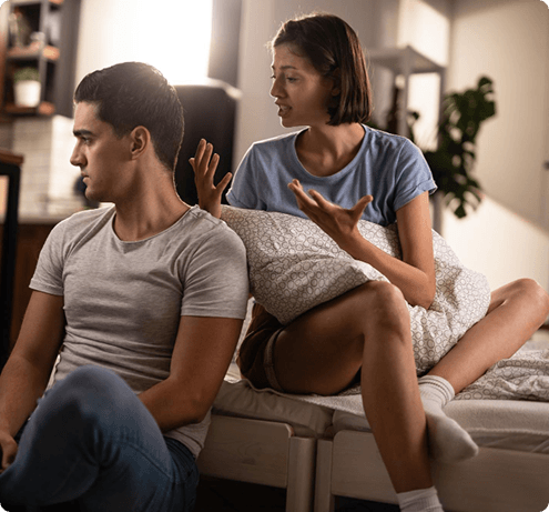 couple arguing