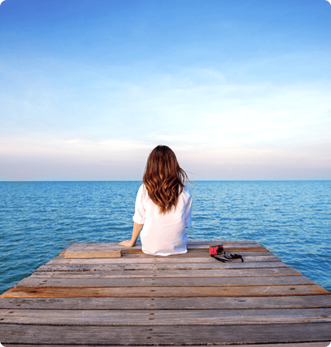 woman sitting