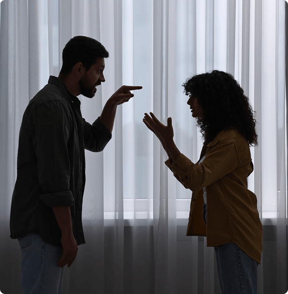 couple fighting